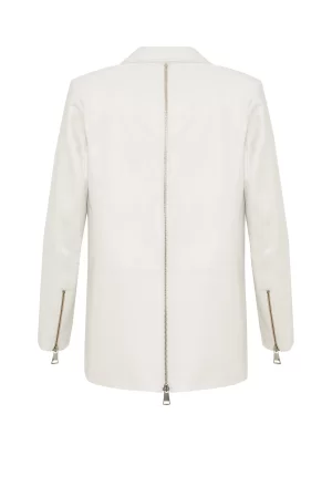 Florance Leather Blazer