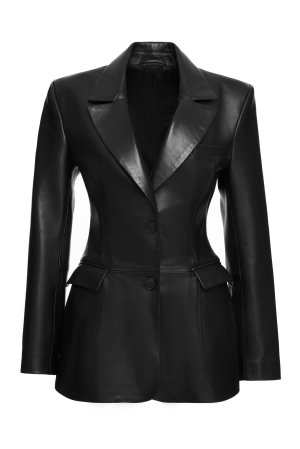 Jaqueline Leather Blazer