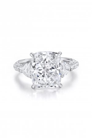 5ct Elongated Cushion & Gemma Design