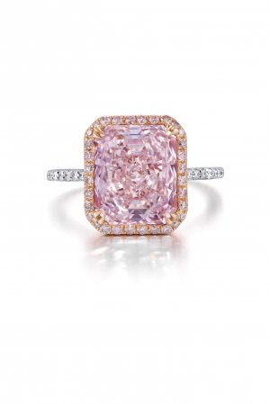 5ct Pink Diamond Ring