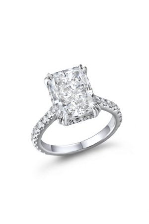 5ct Radiant Cut Solitaire Ring