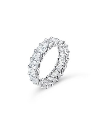 Emerald Cut Eterntiy Ring