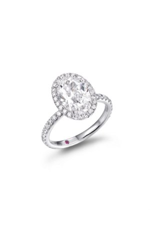 Oval Solitare Ring