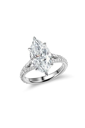 Split Band Marquise Ring