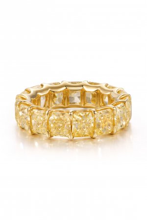 Yellow Diamond Eternity Ring