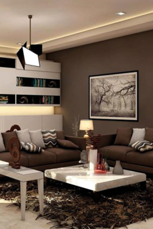 Hoş ve Sade Oturma Odası Takımı