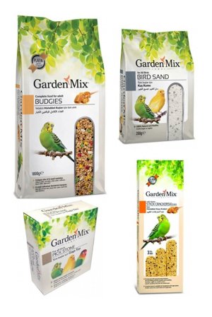 Muhabbet Kuşu Bakım Seti 4’lü Ballı Kuş Yemi 1 Kg