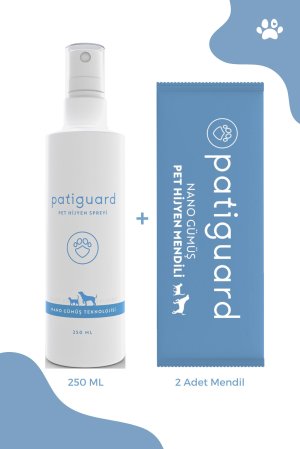 Patiguard Pet Hijyen Spreyi Ve Mendili Nano Gümüş