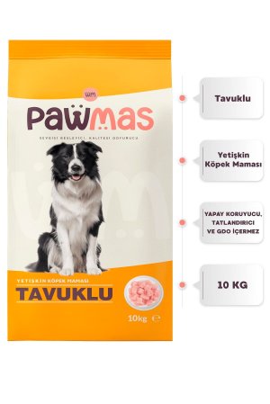 Pawmas Tavuklu Yetişkin Köpek Maması