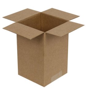 10x10x15cm Tek Oluklu Koli - Kraft