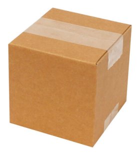 11x11x11cm Tek Oluklu Koli - Kraft