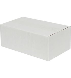 20x15x10cm Tek Oluklu Koli - Beyaz