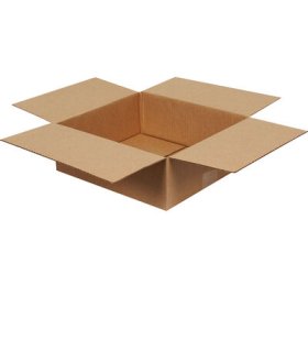 26x24x9cm Tek Oluklu Koli - Kraft