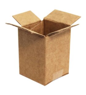 3x3x4cm Tek Oluklu Koli - Kraft