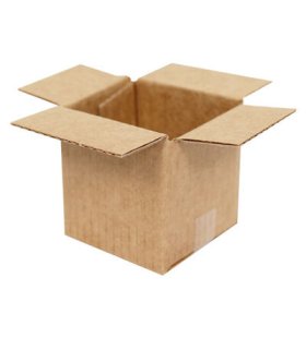 4,5x4,5x4,5cm Tek Oluklu Koli - Kraft